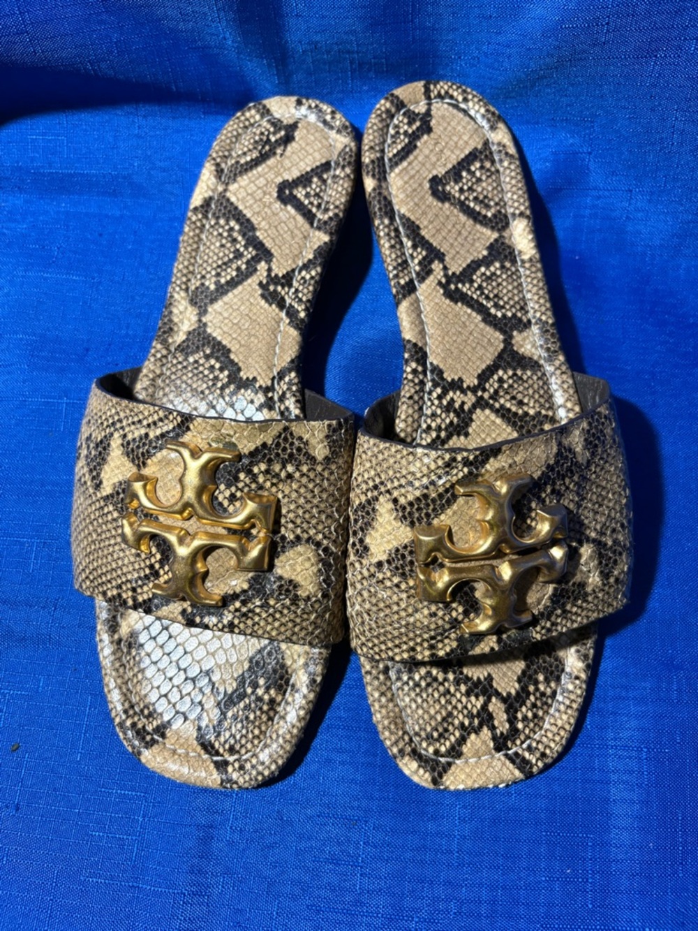 Tory Burch Eleanor brown sneake slide sandals